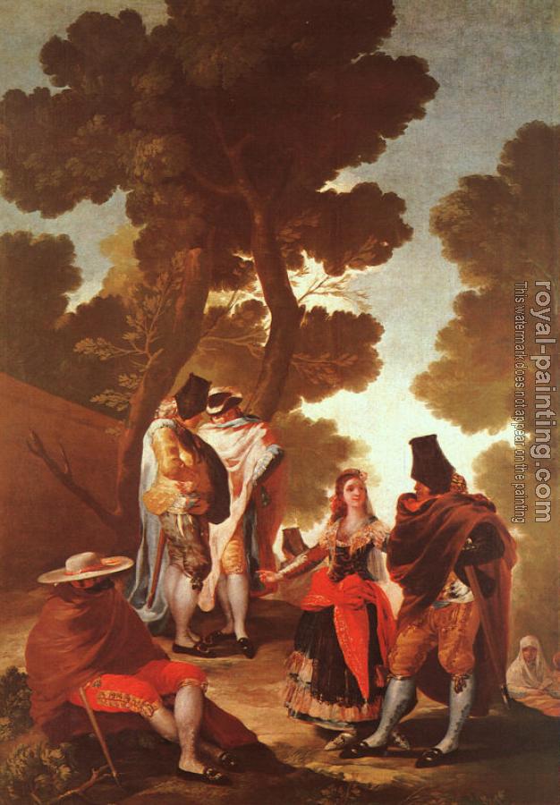 Francisco De Goya : The Maja and the Masked Men II